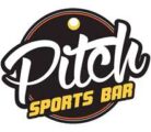 Logo of Pitch Sports Bar with bold white script text for 